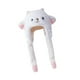 thumbnail image 5 of Gorro de peluche de animal con orejas suaves y móviles para saltar, ideal para viajes y fiestas de cumpleaños., 5 of 8