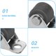 thumbnail image 3 of RENACLIPY 10Ud Para Cajones Y Muebles Con Oculto Y De Caucho Silenciosas Color Plata, 3 of 7