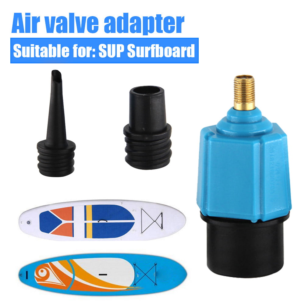 Air bed adaptor valve connector pump swimming pool toys boat mat tent camping 