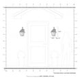 thumbnail image 4 of Livex Lighting - Wentworth - 2 Light Medium Outdoor Wall Lantern In Classic, 4 of 10