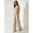 thumbnail image 2 of Wide Leg Halter Neck Jumpsuit, 2 of 6