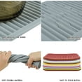 thumbnail image 4 of Shiyou-housse en Silicone, Support de Pot en Silicone Multi-Usage, Petit Tapis de Séchage en Silicone, Tapis de Table de Cuisine, (Ensemble de 2) Antidérapant, Flexible, Durable, Résistant à la Chaleur (Gris Clair-Rectangulaire), 4 of 4