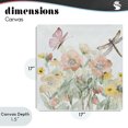thumbnail image 4 of Stupell Industries Shabby Chic Garden Joy with Insects Canvas Art, 17 x 17, by Lanie Loreth, 4 of 8