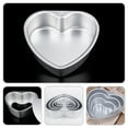 thumbnail image 3 of Alloy Heart Cake Making Mold Ring Cookie Mold Heart Mold Cake Biscuit Mousse Mold, 3 of 8