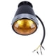 thumbnail image 4 of Faro Retro de motocicleta de 12V y 4 pulgadas, carcasa redonda negra, lente amarilla, Universal para todas las motos antiguas, 4 of 8