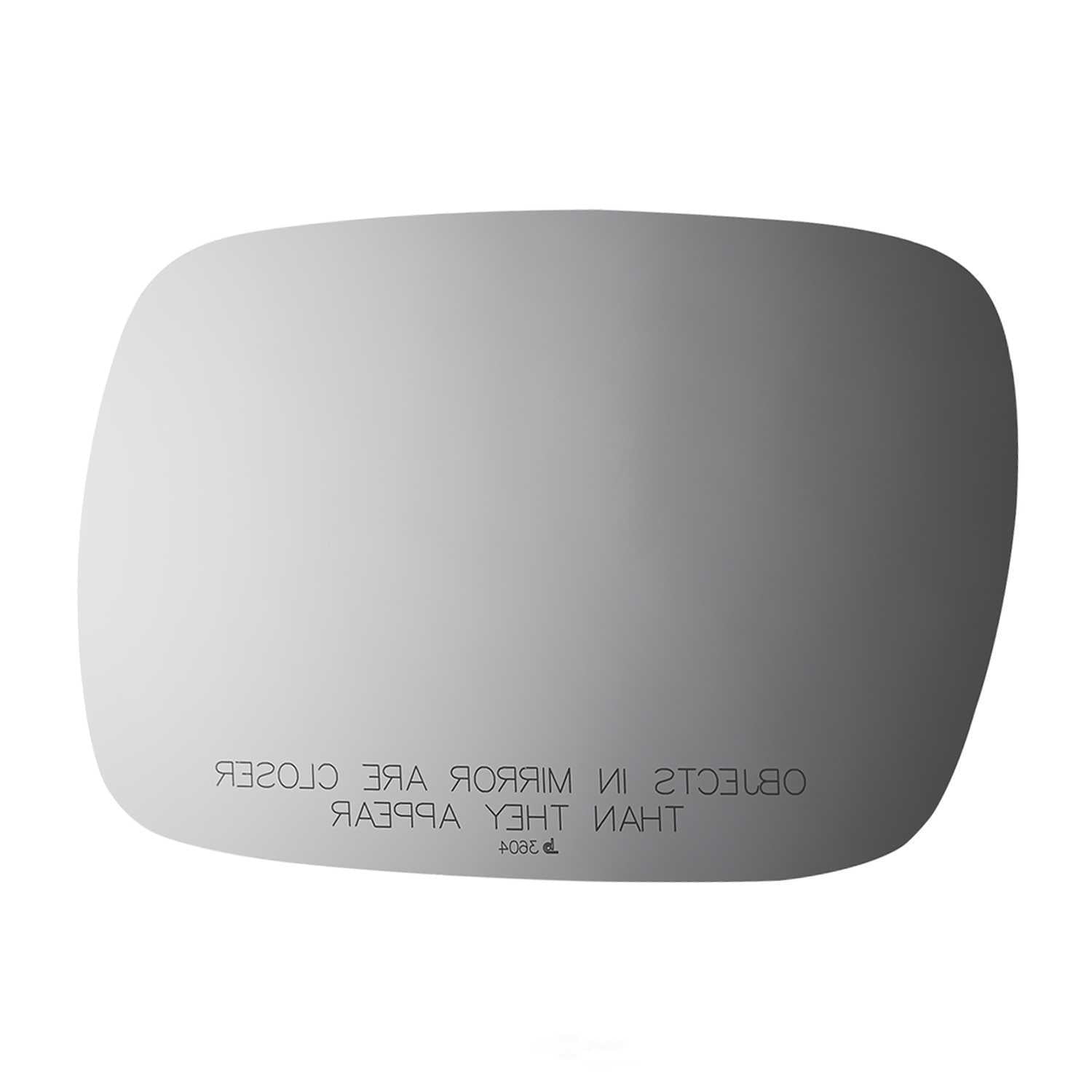 Burco Side View Mirror Replacement Glass - Clear Glass - 3604