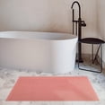 thumbnail image 2 of HAHDAXIA Bath Rug for Bathroom, 17x24 inch 100% Cotton Non Slip Bath Mat Rug, Soft Absorbent Machine Washable, Coral Bath Rug, 2 of 7