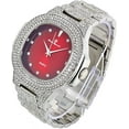 thumbnail image 4 of Bling'ed Out King and Queen Hip Hop Watch Set Perfect for Power Couples to Flaunt On and Off The Dance Floor, 4 of 5