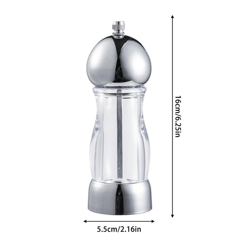 KucheCraft 2 in 1 Electric Salt and Pepper Grinder Rechargeable, Automatic  Pepper Grinder Refillable and Sea Salt Mill, Stainless Steel Pepper Mill