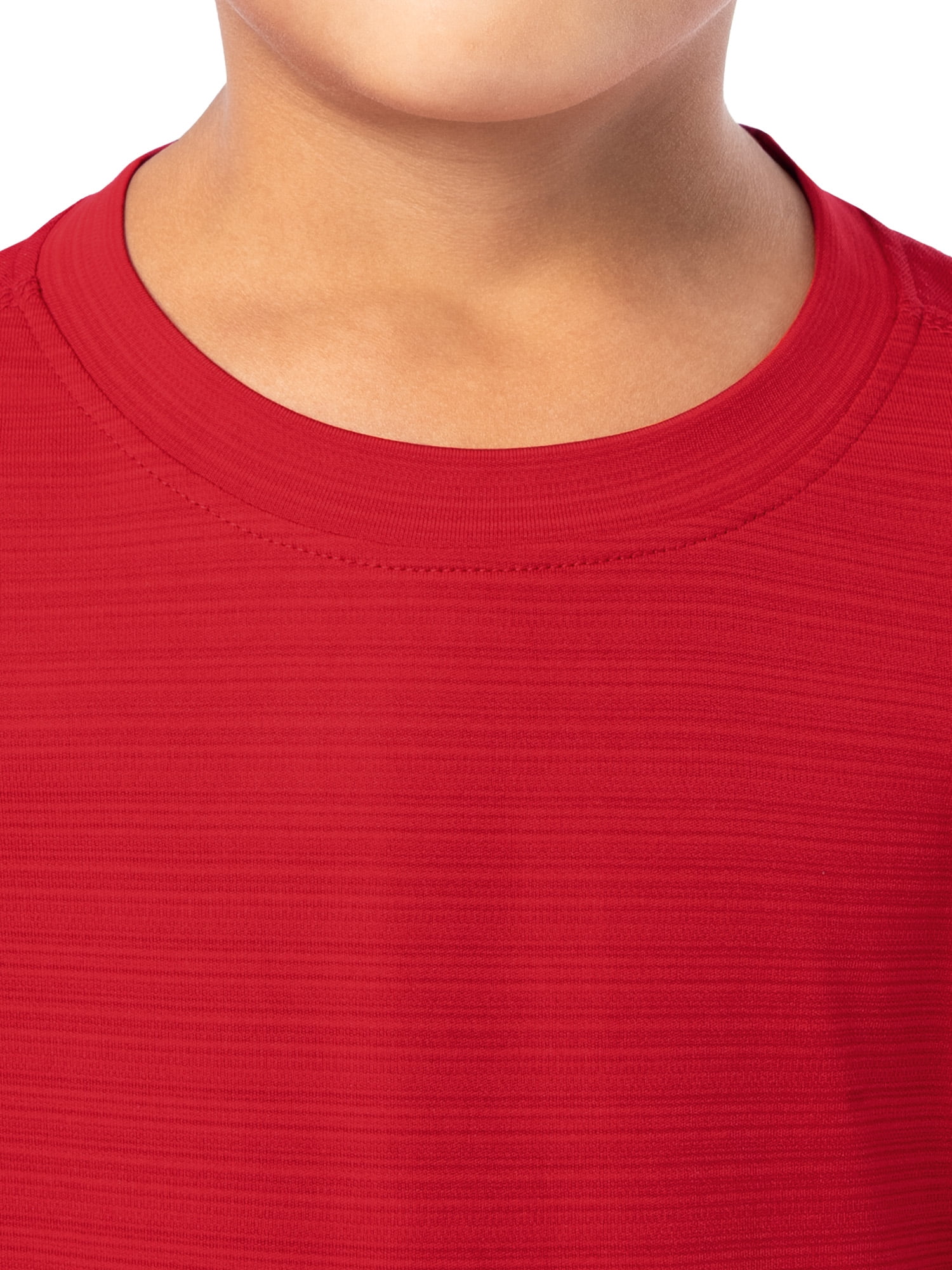Athletic Works Boy's Performance Tees, 2-Pack, Sizes 4-18