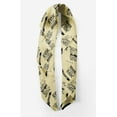 thumbnail image 2 of Bimba Beige Dream Chaser Text Printed Pure Silk Scarf Neck Wrap Summer Hair Bandanas For Women 40 x 40 Inches, 2 of 6