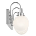 thumbnail image 5 of Hex 3-Light Bathroom Vanity Light in Chrome, 5 of 8
