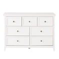 thumbnail image 5 of 7 Storage Dresser In White - Style Cabinet With Easy Drawers And Robust Structure 7 Drawer Chest Of Organizer For Living Room Wear- Easy Assembly, 5 of 6