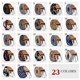 thumbnail image 2 of Cinturón de lona 23 patrones, tamaño W26-W36, longitud ajustable elástica, 2 of 4