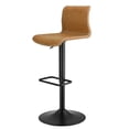 thumbnail image 1 of Taburete de bar New Pacific Direct Jayden de piel sintética vintage, 1 of 4