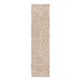thumbnail image 3 of Unique Loom Trellis Shag Collection Area Rug - Ruth (2' x 8' Runner Light Brown/Ivory), 3 of 11