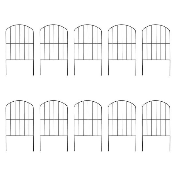 10 Uds. Paneles de jardín, de barrera para animales, valla exterior para jardín, borde de borde para mascotas para perros, escaleras,
