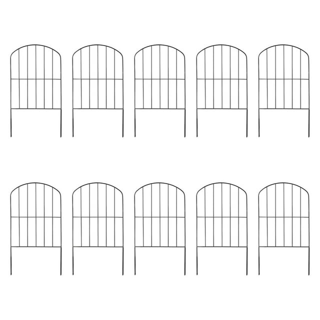 10 paneles de valla de jardín, borde para mascotas, accesorio para bodas, de jardín, barreras para animales para puertas de parterres de flores