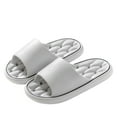 thumbnail image 4 of Unisex Recovery Sandals for Arch Support, Orthopedic Massage Slides for Men & Women - Waterproof EVA Foam Comfort Slides Indoor Outdoor, Gray,Size 36, 4 of 8