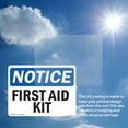 thumbnail image 6 of First Aid Kit OSHA Notice Aluminum Sign 18 Inch x 12 Inch - 10 Pack, 6 of 8