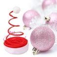 thumbnail image 6 of KONTONTY Christmas Santa Hats Decorative Spiral Spring Funny Xmas Headdress Party Hats Favors Photo Props, 6 of 8