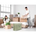 thumbnail image 6 of Unique Bargains 1 Pack Clothes Storage Bags Moving Bags Green 27.5*12*19.5in, 6 of 7