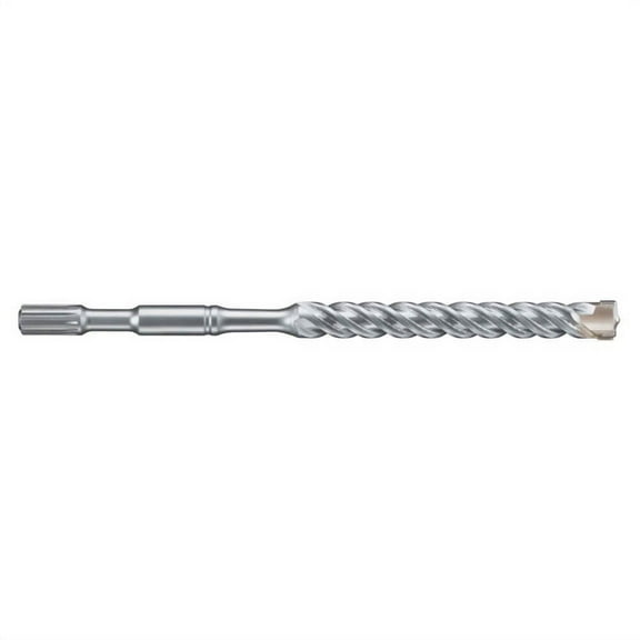 DEWALT HIGH IMPACT CARBIDE DW5750 4-Cutter Hammer Drill Bit, 3/4 in Drill Bit, 3/4 in Spline Shank, 31 in D Cutting, Carbide Cutting Edge, 36 in OAL