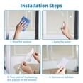 thumbnail image 3 of Graflsoa 2022 New Anti-Collision Window Decals for Bird Protection - 4 Sheets with Leaf Design (26pcs), Reflective PVC Film for Glass Doors & Windows, Easy to Apply & Remove, Home & Office Decor, 3 of 7