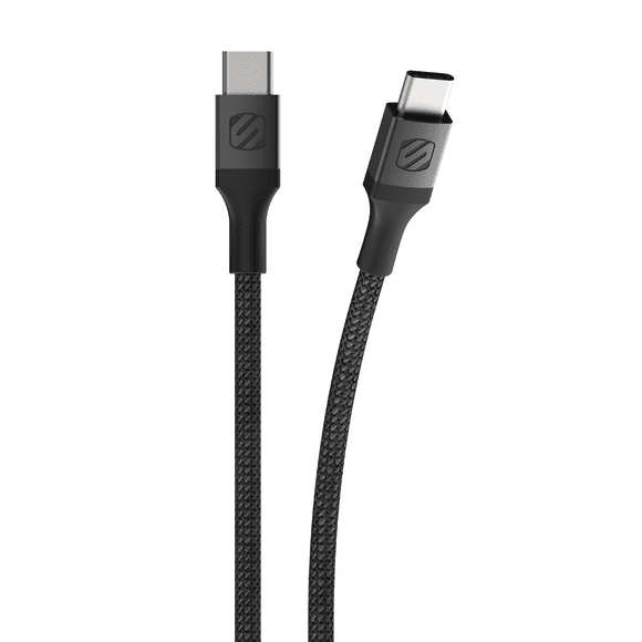 Scosche CCB10-SP Strikeline Premium USB-C to USB-C Charge & Sync Braided Cable 10'-Space Grey