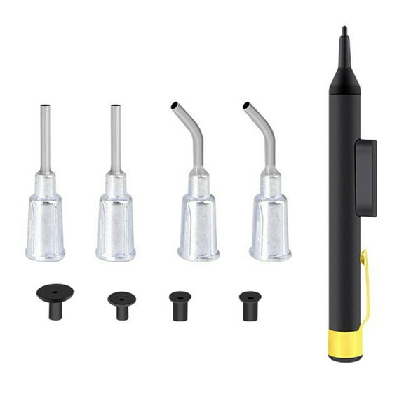 BIBABLYKE Vacuum Pen with Suctions Pad Desoldering Suctions Pen Solders Extractions Removal Tool for IC Surfaces Mounted Devices Chip