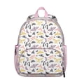thumbnail image 1 of Watercolor Garden Butterfly Student Backpack – Abstract Floral Pattern with Cute Wings and Artistic Aesthetic Design, 1 of 6