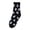Black, variant on Women's Crew Socks Ghost Printed Spring And Summer Socks Soft Breathable Trendy Holiday Hosiery