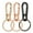 Gold Rose Gold Black, variant on Metal Keychains Keyring Key Chain Ring Clip Holder Organizer for Home Car Keys Key Finder Women Men
