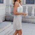 thumbnail image 3 of Romper de Color Sólido de las Mujeres, Nuevo Mono de Bolsillo con Encaje para Uso Casual Y de Fiesta, Traje Estirable con Cuello en V de Moda, Traje Diario, 3 of 8