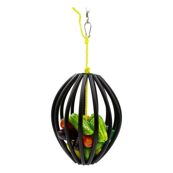 Alpha - Hayball Enrichment Feeder for Horses – Flexible Grazing Feeder, Easy Loading, Durable Hanging Design for Stable or Outdoor Use - Choose Your Size (Small)