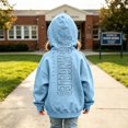 thumbnail image 2 of Vividxx Hoodies For Girls Kids Letter Print Long Sleeve Pullover Casual Hooded Sweatshirts Soft Outerwear Classic 9-10 Years, 2 of 5