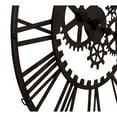 thumbnail image 4 of DecMode 32" Black Metal Gear Wall Clock, 4 of 7