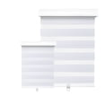 thumbnail image 1 of Hauz 2284WHTCD - 22'' X 84'' Alternating Shade Window Shade, Cordless, White, 1 of 3