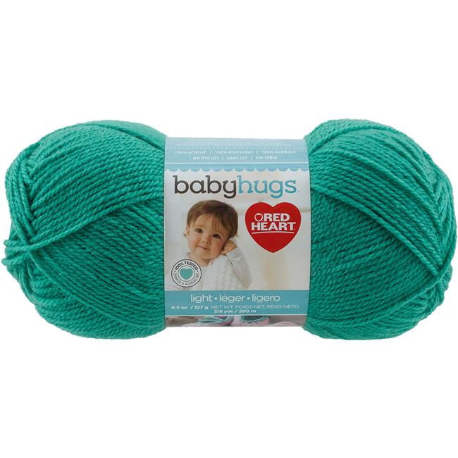 E403 3562 C C RED HEART BABY HUGS YARN LIGHT 4 5OZ ALOE