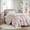 Multicolor Pink, variant on Bed In A Bag, 2-Piece Twin/Twin XL Stripe Textured Print Comforter Set,Terracotta, Terracotta Cotton Bedding Set,Polyester Bed Sheet Set, Household Supplies & Décor Bedding Bedding Sets