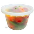 thumbnail image 4 of PCM 16 oz. Heavy Duty Round Deli Food Soup Plastic Container w/Lid 100% BPA Free (Pack of 24 Sets), 4 of 6