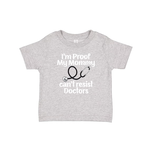 Inktastic Proof Mommy Cant Resist Doctor Dad Boys or Girls Baby T-Shirt