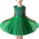 thumbnail image 1 of Odeerbi 4-15 Años Niñas Lentejuelas Brillante Vestido de Tulón Lindo Sin Mangas Cintura Arco Vestido de Tanque de Línea Para La Boda de La Fiesta de Cumpleaños, 1 of 9