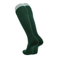 thumbnail image 2 of Soccer Socks with Stripes Fold Down Premier (Dark Green/White, Large), 2 of 2