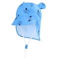 thumbnail image 2 of WQNVRNR Toddler Baby Sun Hat with Neck Flap- Wide Brim UPF 50+ Sun Protection Adjustable Bucket Hat Beach Hats Blue Size 1-2Y, 2 of 7
