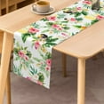 thumbnail image 2 of SUNOLIFE Summer Plants Table Runner Tropical Leaves Floral Table Runner for Kitchen Dining Decoration 13 x 60 Inch, 2 of 4
