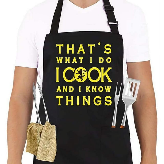 Xihbxyly Solo productos fabricados en Estados Unidos Delantales para hombres Delantales para chefs - Delantales con texto para hombres y mujeres Regalo de repostería para San Valentín Delantal de coc