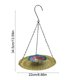 thumbnail image 3 of Comedero de hierro para pájaros, ideal para jardín o balcón | Comedero colgante para aves silvestres | Comedero resistente a la intemperie para la decoración de patios y terrazas, 3 of 7