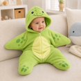 thumbnail image 6 of Baby Starfish Onesie, Thick Imitation Starfish Romper, Footie Jumpsuit Winter Warm Outfits (0-3 Months), 6 of 8