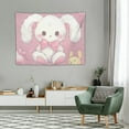 thumbnail image 2 of COMIO Cute Cartoon Tapestry Kawaii Tapestry Room Decor Aesthetic Cute Room Decor Anime Tapestry For Bedroom Living Room Room Decor Pink Wall Decoration Tapestry Wall Hanging 40x30 Inch, 2 of 7